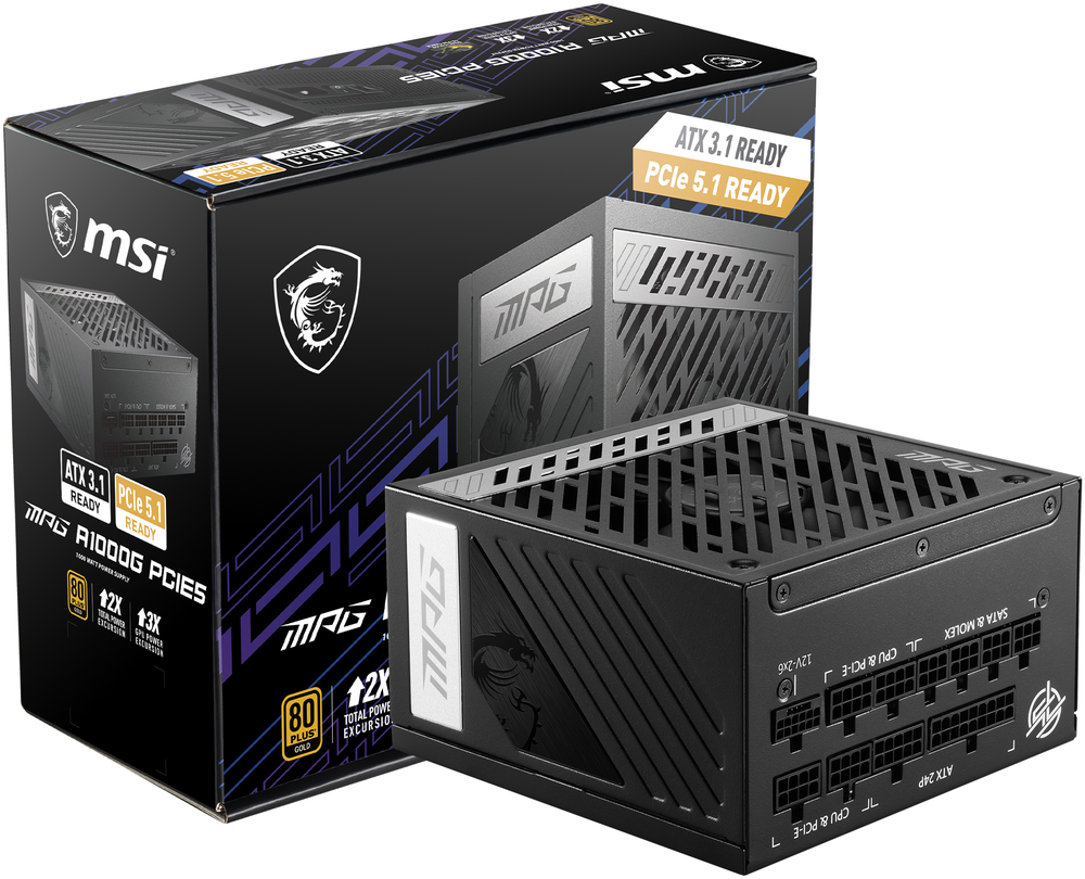 MSI MPG A1000G PCIE5 PSU 