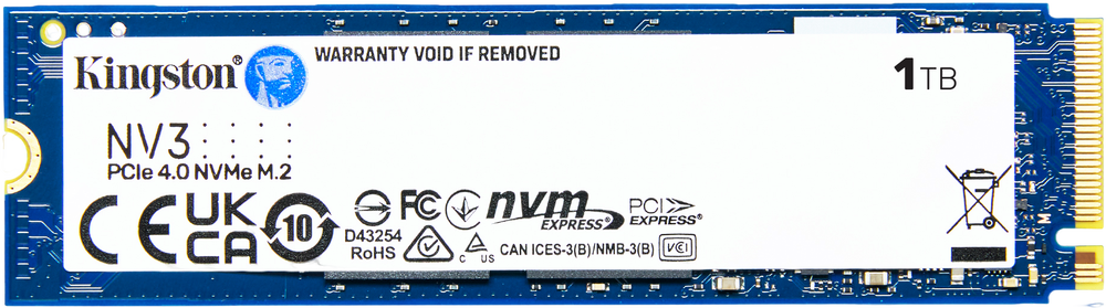 Kingston NV3 M.2 2280 1TB PCIe 4.0 x4 NVMe ...