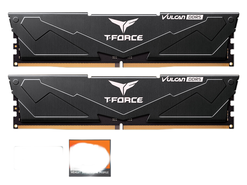 Team T-Force Vulcan 32GB (2 x 16GB) 288-Pin PC RAM DDR5 6000 (PC5 48000) De...