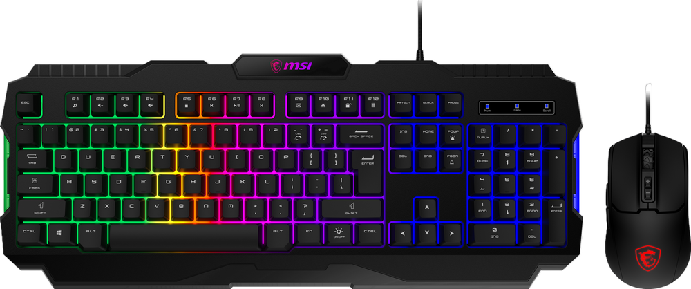 MSI Forge GK100 Combo Keyboard Mouse