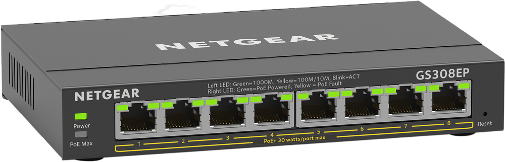 NETGEAR GS308EP 8-Port Switch