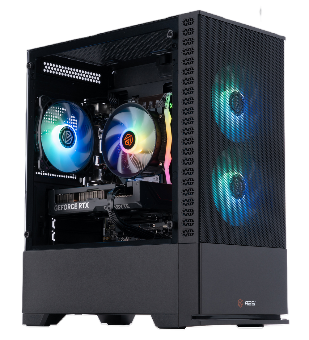 ABS Cyclone Aqua Gaming PC - Windows 11 - Intel i7 13700F - GeForce RTX 406...