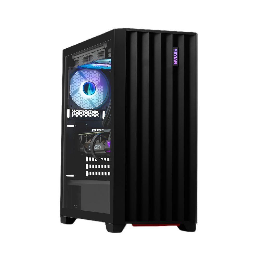 Yeyian Phoenix Glass Gaming Desktop PC, Intel Core i7-14700F, Nvidia GeForc...