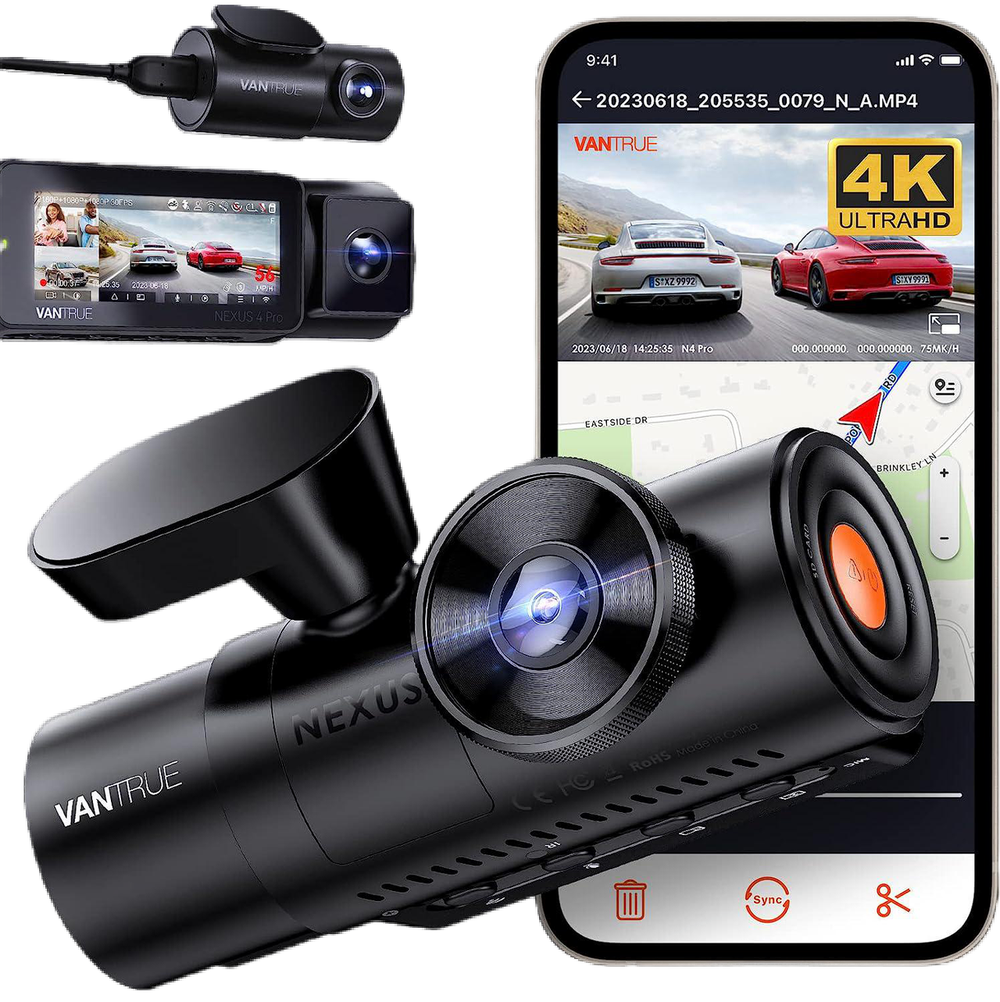 Vantrue 3-Channel Dash Cam