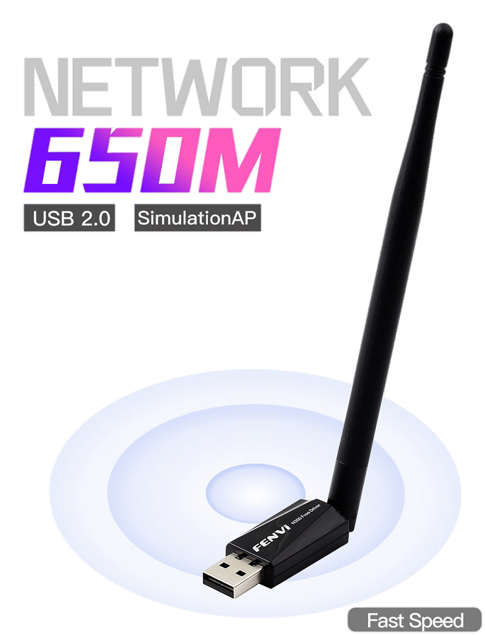 AC650 USB WiFi Adapter for PC
