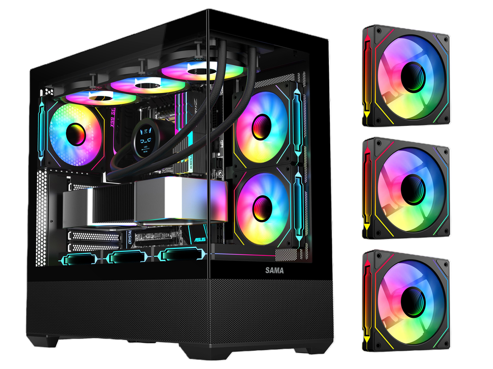 SAMA SV02 ATX Gaming PC Case