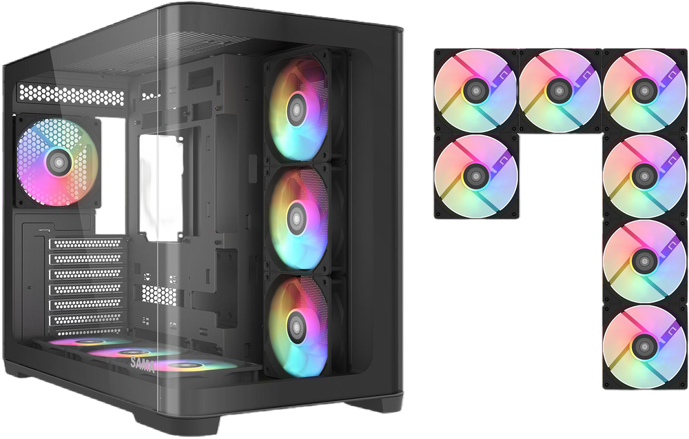 SAMA V60 Mid-Tower PC Case 