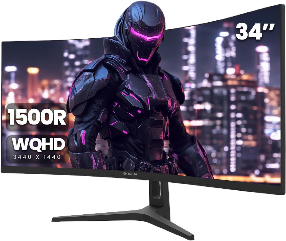 CRUA 34Inch Ultrawide Gaming Monitor