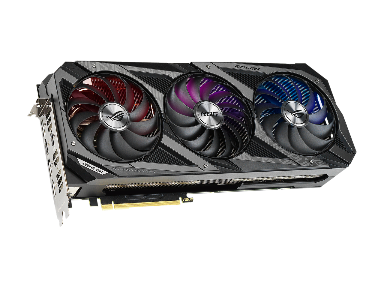 ASUS ROG Strix GeForce RTX 3070 V2 OC Edition 8GB GDDR6 PCI Express 4.0 Video Card ROG-STRIX-RTX3070-O8G-V2-GAMING (LHR)