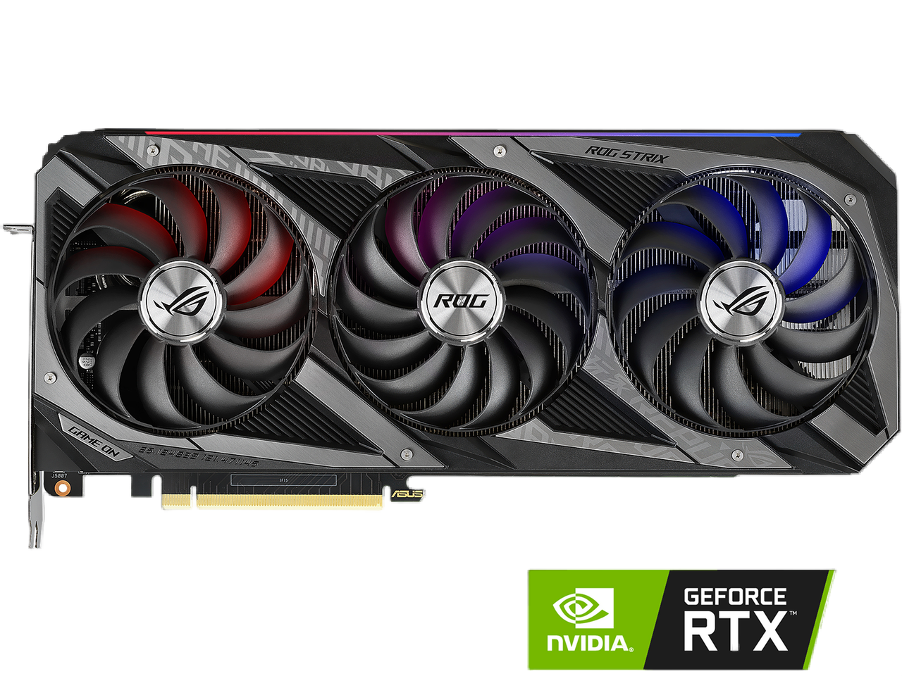 ASUS ROG Strix NVIDIA GeForce RTX 3060 Ti V2 OC Edition Gaming Graphics Card (PCIe 4.0, 8GB GDDR6, LHR, HDMI 2.1, DisplayPort 1.4a, Axial-tech Fan Design, 2.9-slot, Super Alloy Power II, GPU Tweak II)
