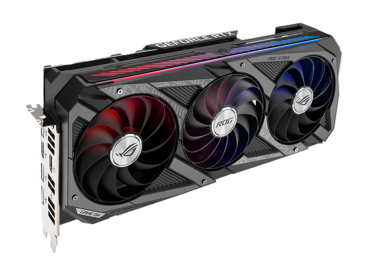 ASUS ROG Strix NVIDIA GeForce RTX 3060 Ti V2 OC Edition Gaming Graphics Card (PCIe 4.0, 8GB GDDR6, LHR, HDMI 2.1, DisplayPort 1.4a, Axial-tech Fan Design, 2.9-slot, Super Alloy Power II, GPU Tweak II)