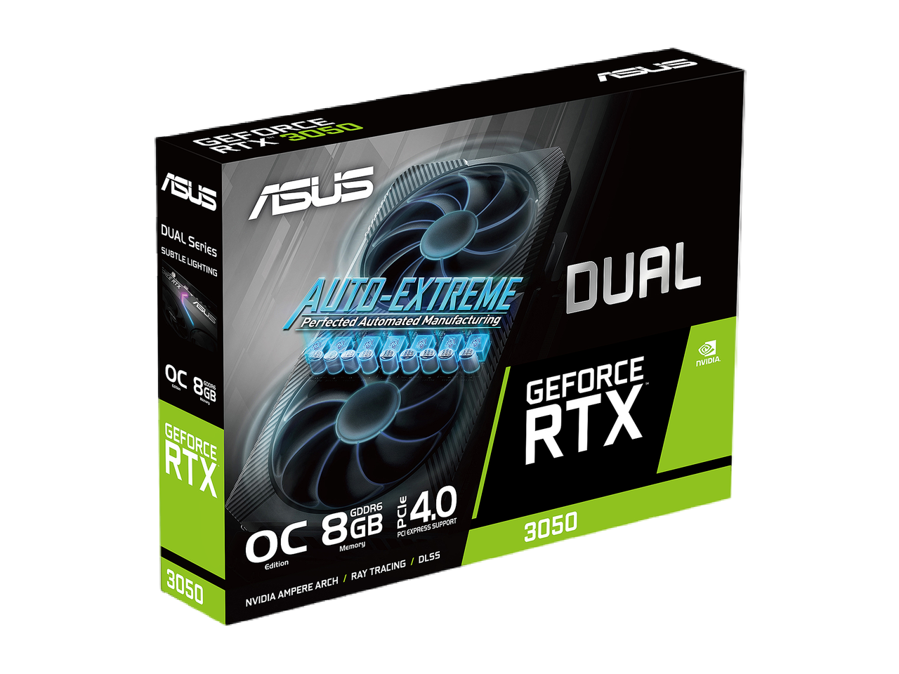 ASUS Dual GeForce RTX 3050 8GB GDDR6 PCI Express 4.0 Video Card DUAL-RTX3050-O8G