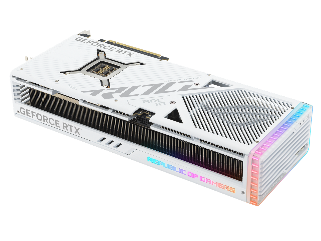 ASUS ROG Strix GeForce RTX 4090 White OC Edition Gaming Graphics Card (PCIe 4.0, 24GB GDDR6X, HDMI 2.1a, DisplayPort 1.4a) ROG-STRIX-RTX4090-O24G-WHITE