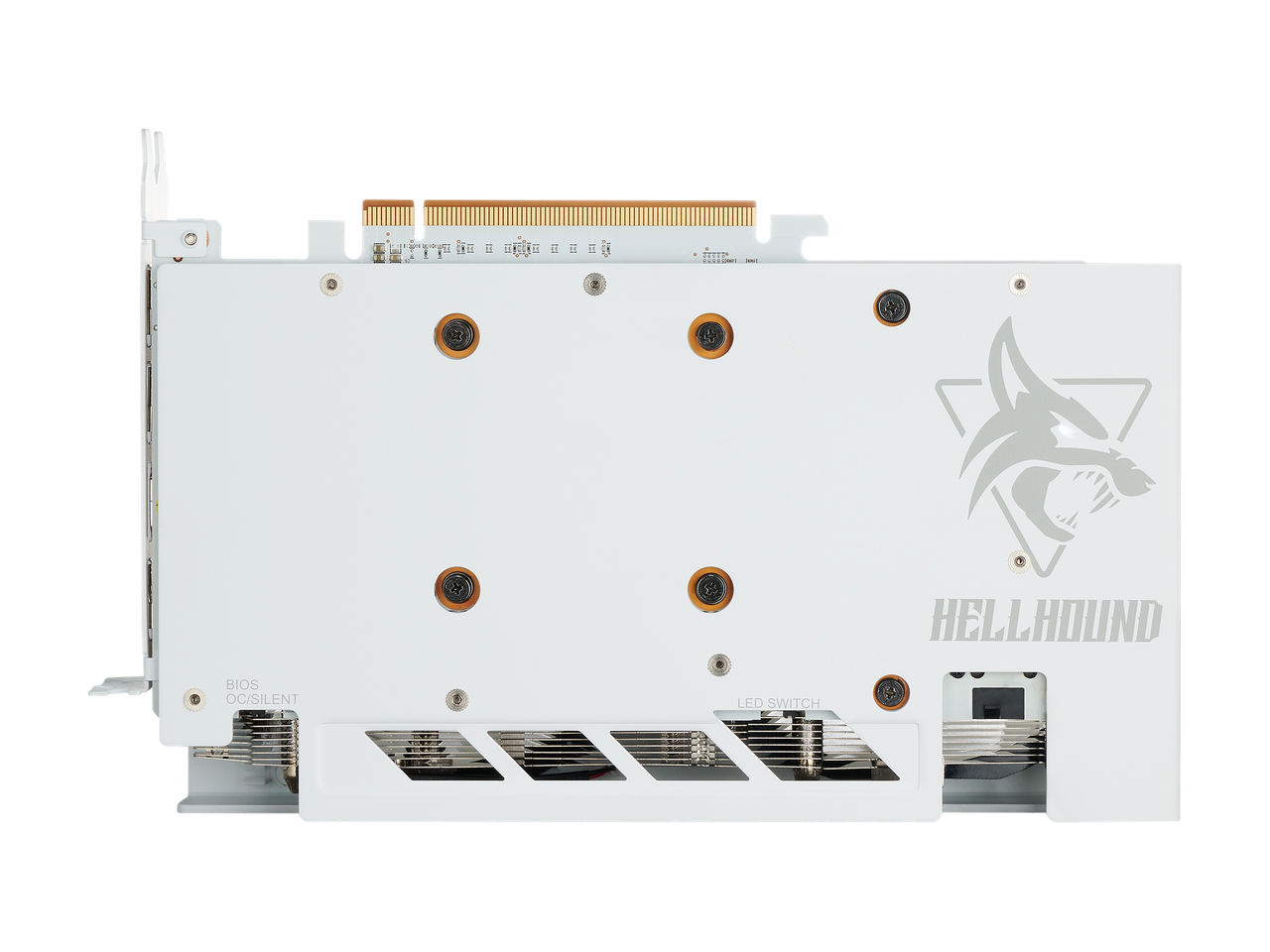 PowerColor Hellhound Spectral White Radeon RX 6650 XT 8GB GDDR6 PCI Express 4.0 ATX Video Card AXRX 6650XT 8GBD6-3DHLV2/OC