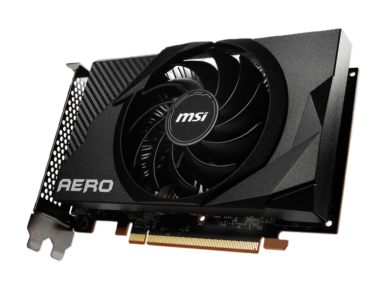 MSI Radeon RX 6400 4GB GDDR6 PCI Express 4.0 Video Card RX 6400 AERO ITX 4G