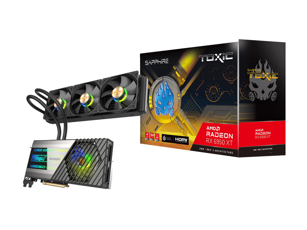 SAPPHIRE Toxic Radeon RX 6950 XT 16GB GDDR6 PCI Express 4.0 ATX Video Card 11317-01-20G