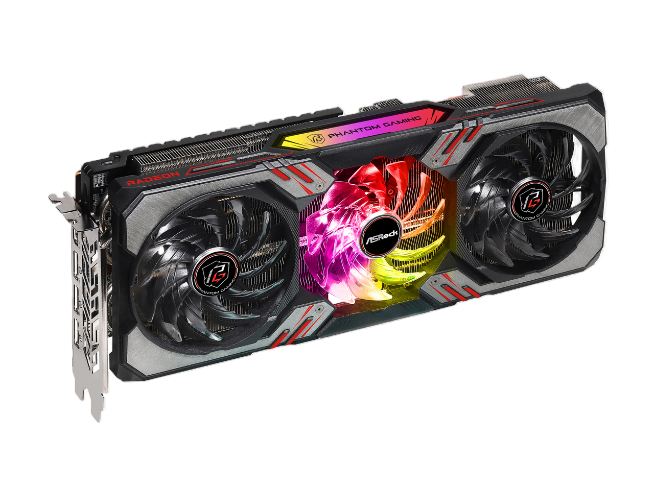 ASRock Radeon RX 6800 Phantom Gaming D Gaming Graphics Card with 16GB GDDR6, AMD RDNA 2 (RX6800 PGD 16GO)