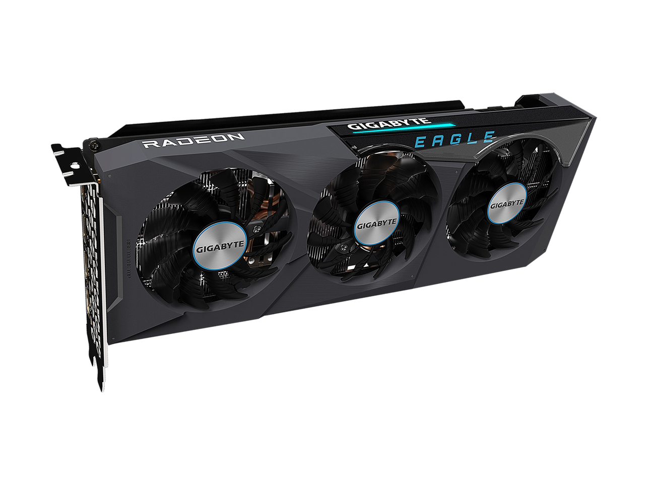 GIGABYTE Radeon RX 6700 XT EAGLE 12G Graphics Card, WINDFORCE 3X Cooling System, 12GB 192-bit GDDR6, GV-R67XTEAGLE-12GD Video Card