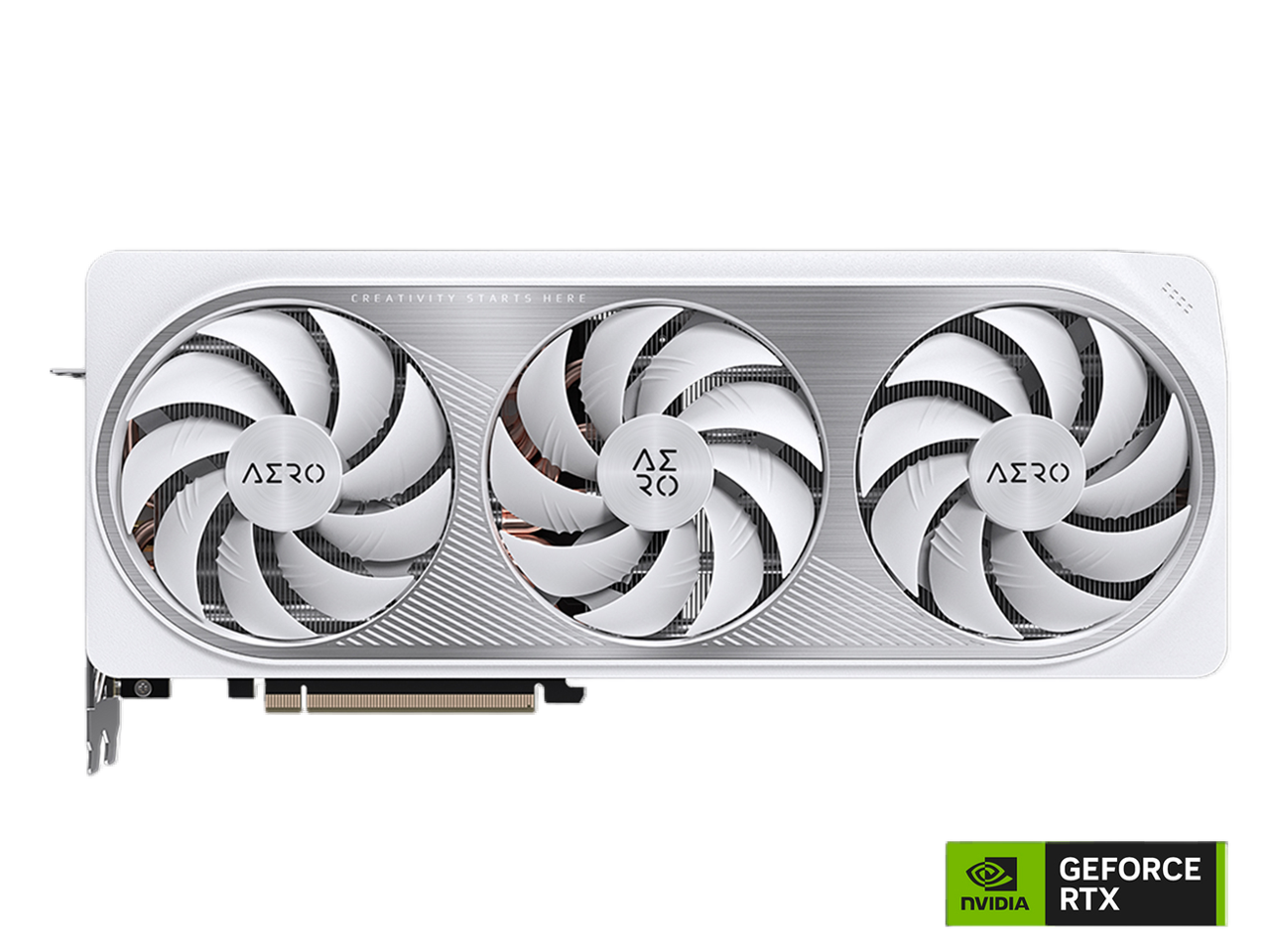 GIGABYTE GeForce RTX 4070 Ti AERO OC 12G Graphics Card, 3x WINDFORCE Fans, 12GB 192-bit GDDR6X, GV-N407TAERO OC-12GD Video Card