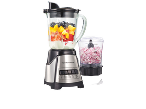 Hamilton Beach 58149J 2-in-1 Blender and Food Chopper, Black Hamilton Beach 58149J 2-in-1 Blender and Food Chopper, Black