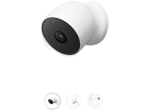 Google Nest GA01317-US Camera Battery Outdoor/Indoor 2-Way Talk IP54-Rated Dust & Water Protection - Snow Google Nest GA01317-US Camera Battery Outdoor/Indoor 2-Way Talk IP54-Rated Dust & Water Protection - Snow