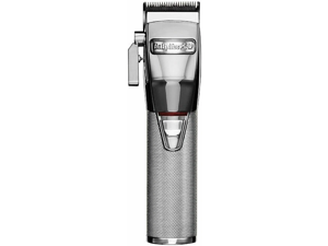BaBylissPRO SilverFX+ All-Metal Lithium Clipper, Professional Hair Clipper For Men, FX870S