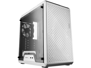 Cooler Master MasterBox Q300L White Micro-ATX Tower, Magnetic Design Dust Filter, Transparent Acrylic Side Panel, Adjustable I/O & Fully Ventilated Airflow (MCB-Q300L-WANN-S00)