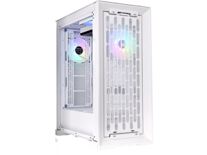 Thermaltake CTE T500 TG ARGB Snow E-ATX Full Tower with Centralized Thermal Efficiency Design; 3x140mm White CT140 ARGB Fans Pre-Installed; Tempered Glass Front & Side Panel; CA-1X8-00F6WN-01; White