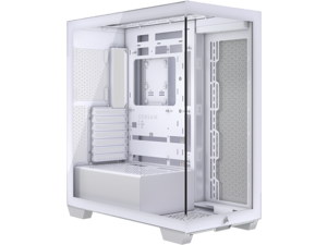 CORSAIR 3500X Tempered Glass Mid-Tower PC Case, White – No Fans Included - Reverse Connection Motherboard Compatible – Fits up to 10x 120mm Fans – Up to 2x 360mm Radiators