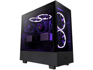 NZXT H5 Elite - All Black CC-H51EB-01 Black Computer Cases