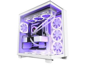 NZXT H9 Flow - All White - CM-H91FW-01 - Dual-Chamber Mid-Tower Airflow Case