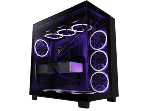NZXT H9 Flow - All Black - CM-H91FB-01 - Dual-Chamber Mid-Tower Airflow Case