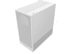 NZXT H Series H5 Flow 2024 Edition ATX Mid Tower Chassis All White Color
