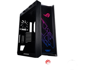 ASUS ROG Strix Helios GX601 RGB Mid-Tower Computer Case for up to EATX Motherboards with USB 3.1 Front Panel, Smoked Tempered Glass, Brushed Aluminum and Steel Construction, and Four Case Fans