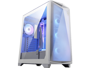 MSI MPG GUNGNIR 300R AIRFLOW WHITE, USA, 2xUSB 3.2 Gen 1, 1xUSB 3.2 Gen2 Type-C, 4x120mm PWM ARGB Fan, ARGB+PWM Control Board, Tempered Glass Window