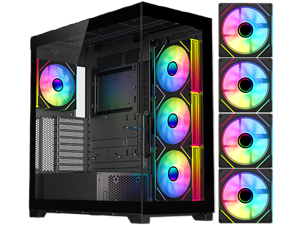 DIYPC Vanguard-F2-BK Black Cases (Computer Cases - ATX Form)