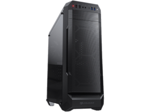 COUGAR MX331 Mesh Black Elegant Mid-Tower Computer Case with Powerful Airflow and Transparent Left Panel