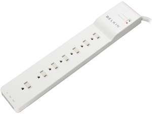 BELKIN BE107200-06 6 Feet 7 Outlets 2320 joule Home/office Surge Protector BELKIN BE107200-06 6 Feet 7 Outlets 2320 joule Home/office Surge Protector