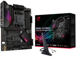 ASUS ROG Strix B550-XE Gaming WiFi AMD AM4 (Zen 3/3rd Gen Ryzen) ATX Gaming Motherboard (PCIe 4.0, WiFi 6, 2.5Gb LAN, 16 (90A) Power Stages, Bundled ASUS Hyper M.2 x16 Gen 4 Card, Addressable Gen 2 RG