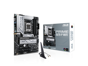 ASUS Prime X670-P WiFi Socket AM5 (LGA 1718) Ryzen 7000 ATX Motherboard (DDR5, Three M.2 Slots, USB 3.2 Gen 2x2 Type-C, USB4 Support, WiFi 6 and 2.5Gb Ethernet)