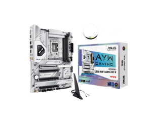 ASUS Z890 AYW GAMING WIFI W ATX Z890 motherboard, Intel Core Ultra Series 2 Ready, Advanced AI PC-ready, 16+1+2+1 stages, DDR5, PCIe 5.0, Thunderbolt 4, USB Type-C, 4 x M.2, Wi-Fi 7, 2.5Gb LAN