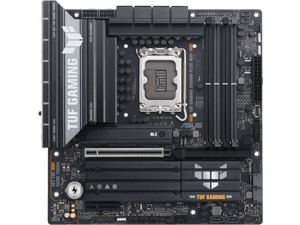ASUS TUF GAMING B860M-PLUS WIFI B860 LGA 1851 mATX motherboard, Intel Core Ultra Series 2 Ready, AI PC, 12+1+2+1 80A stages, DDR5 ,PCIe 5.0, 3x M.2, Wi-Fi 7,  2.5G LAN, HDMI, USB 20Gbps Type-C