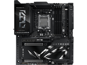 ASUS ROG CROSSHAIR X870E EXTREME AMD X870E AM5 E-ATX Gaming Motherboard - 20+2+2 Power Stages, DDR5, PCIe 5.0, 5x M.2, 5G & 10G LAN, Wi-Fi 7, USB4 Type-C, 5" LCD, AI Overclocking & Networking