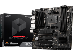 MSI PRO PRO B550M-VC WIFI AM4 MATX AMD Motherboard
