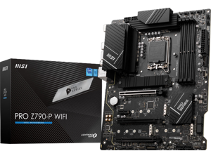 MSI PRO Z790-P WIFI LGA 1700 Intel Z790 SATA 6Gb/s DDR5 ATX Motherboard