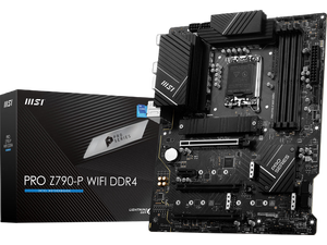 MSI PRO Z790-P WIFI DDR4 LGA 1700 Intel Z790 SATA 6Gb/s DDR4 ATX Motherboard MSI PRO Z790-P WIFI DDR4 LGA 1700 Intel Z790 SATA 6Gb/s DDR4 ATX Motherboard
