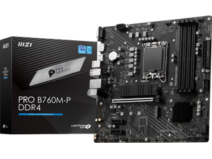 MSI PRO B760M-P DDR4 LGA 1700 Intel B760 SATA 6Gb/s Micro ATX Motherboard