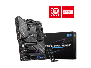 MSI Z790 GAMING PRO WIFI LGA 1700 SATA 6Gb/s DDR5 ATX (280) Motherboards - Intel