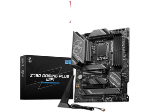 MSI Z790 GAMING PLUS WIFI LGA 1700 Intel Z790 SATA 6Gb/s ATX DDR5 PCI-E x16 slot Wi-Fi 6E 2.5Gbps LAN 4x M.2  EZ Debug LED Motherboard