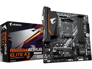 GIGABYTE B550M AORUS ELITE AX (rev 1.3) AM4 AMD B550 Micro-A...
